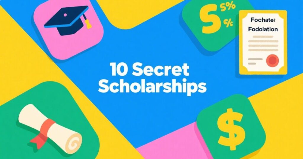 10 secret scholarship opportunities in Canada for international students infographic