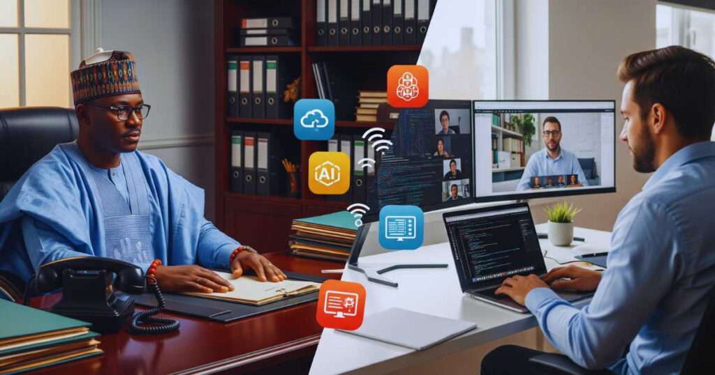 Comparison of traditional employment versus freelance work opportunities showing remote work benefits and required skills