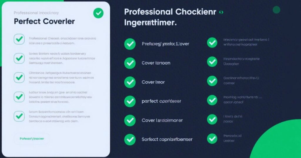 Cover letter for an internship checklist with essential dos and don'ts