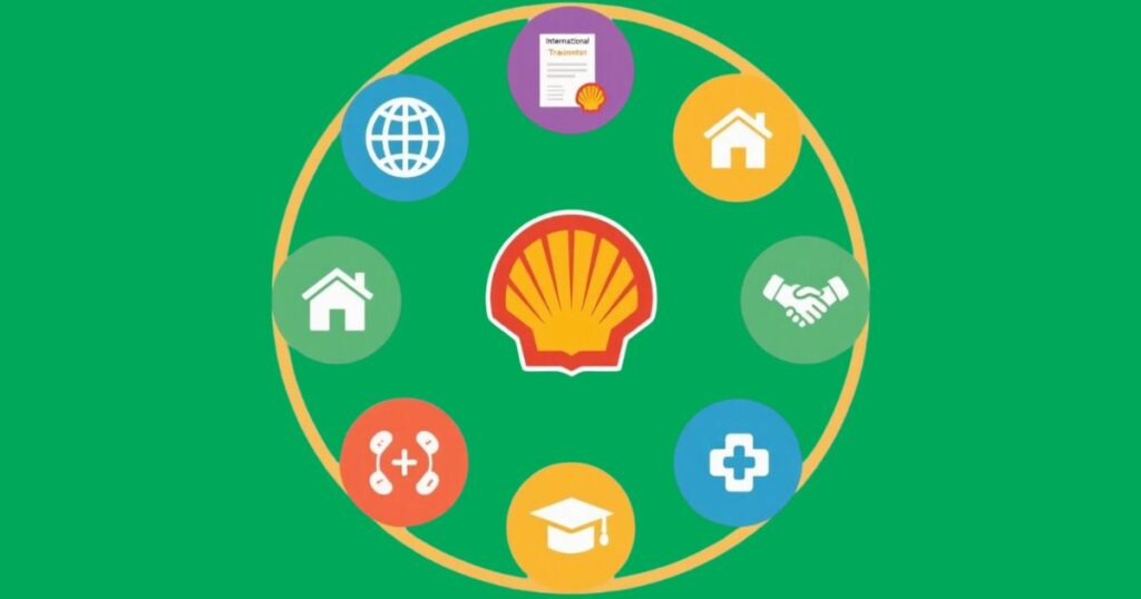Infographic displaying 10 surprising perks and benefits of Shell Intern Programmes for Nigerian students
