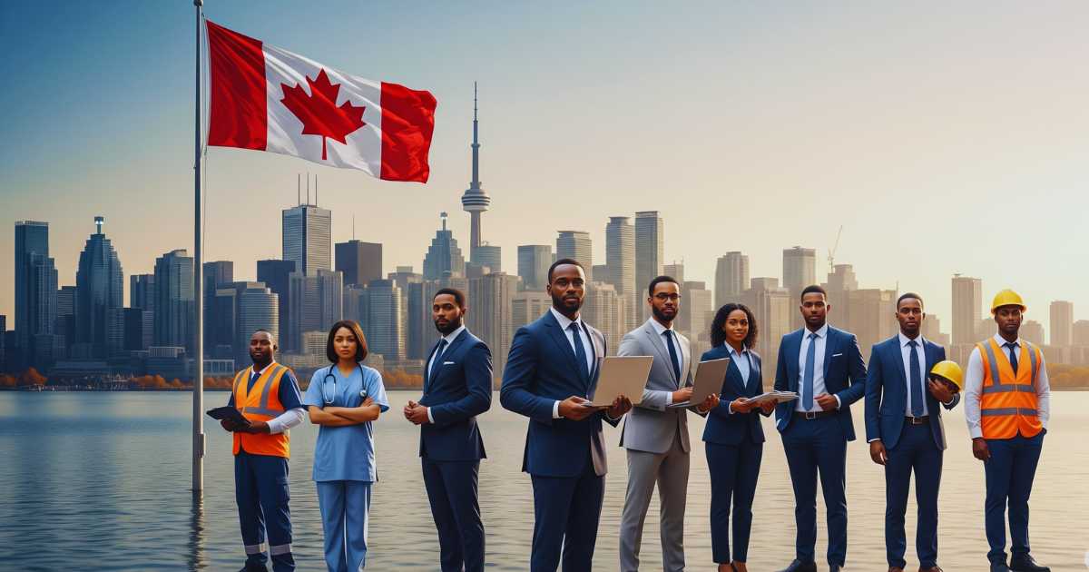 Nigerian professionals seeking Canadian jobs with visa sponsorship opportunities across various industries