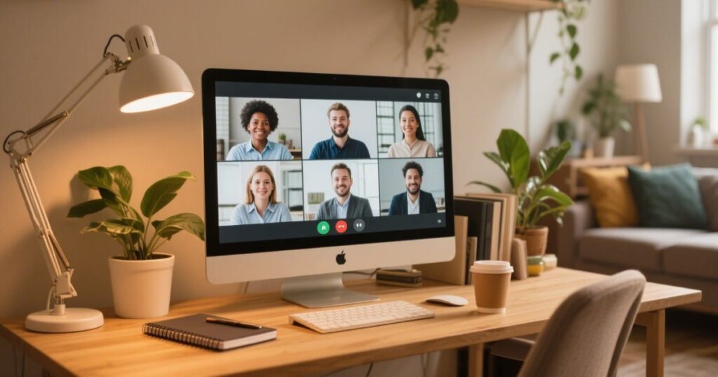Virtual internship and remote internships workspace setup for student success