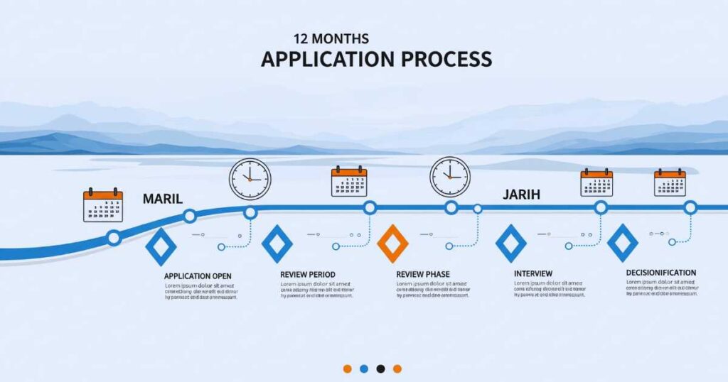 Application timeline for fully funded Masters in the UK scholarship deadlines and requirements