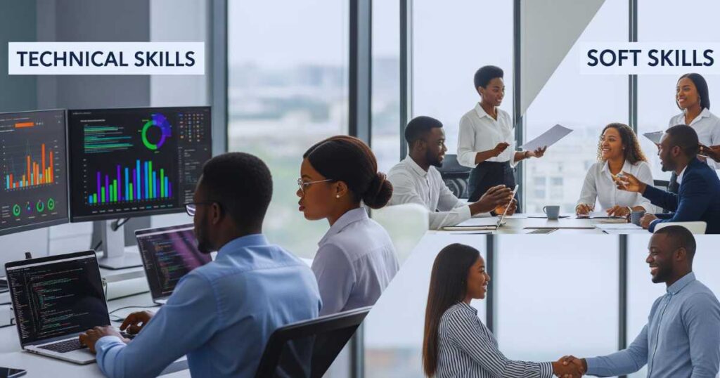 Essential technical and soft skills required for successful internship conversion in Nigeria