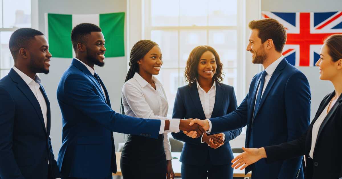 Nigerian graduates securing UK jobs with visa sponsorship through professional recruitment programs