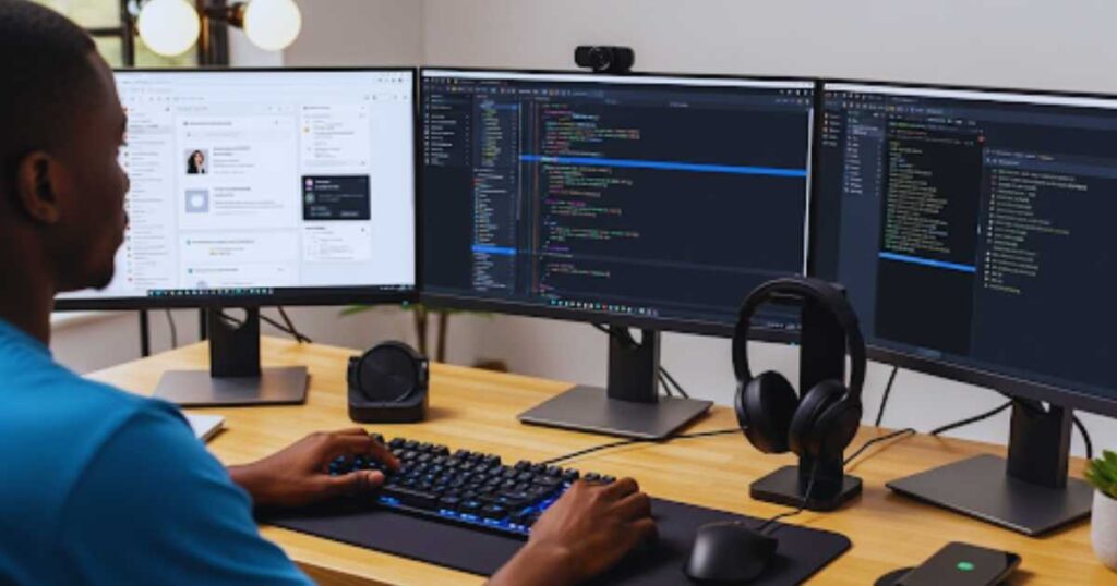 Software development remote jobs in Nigeria that pay in dollars workspace setup